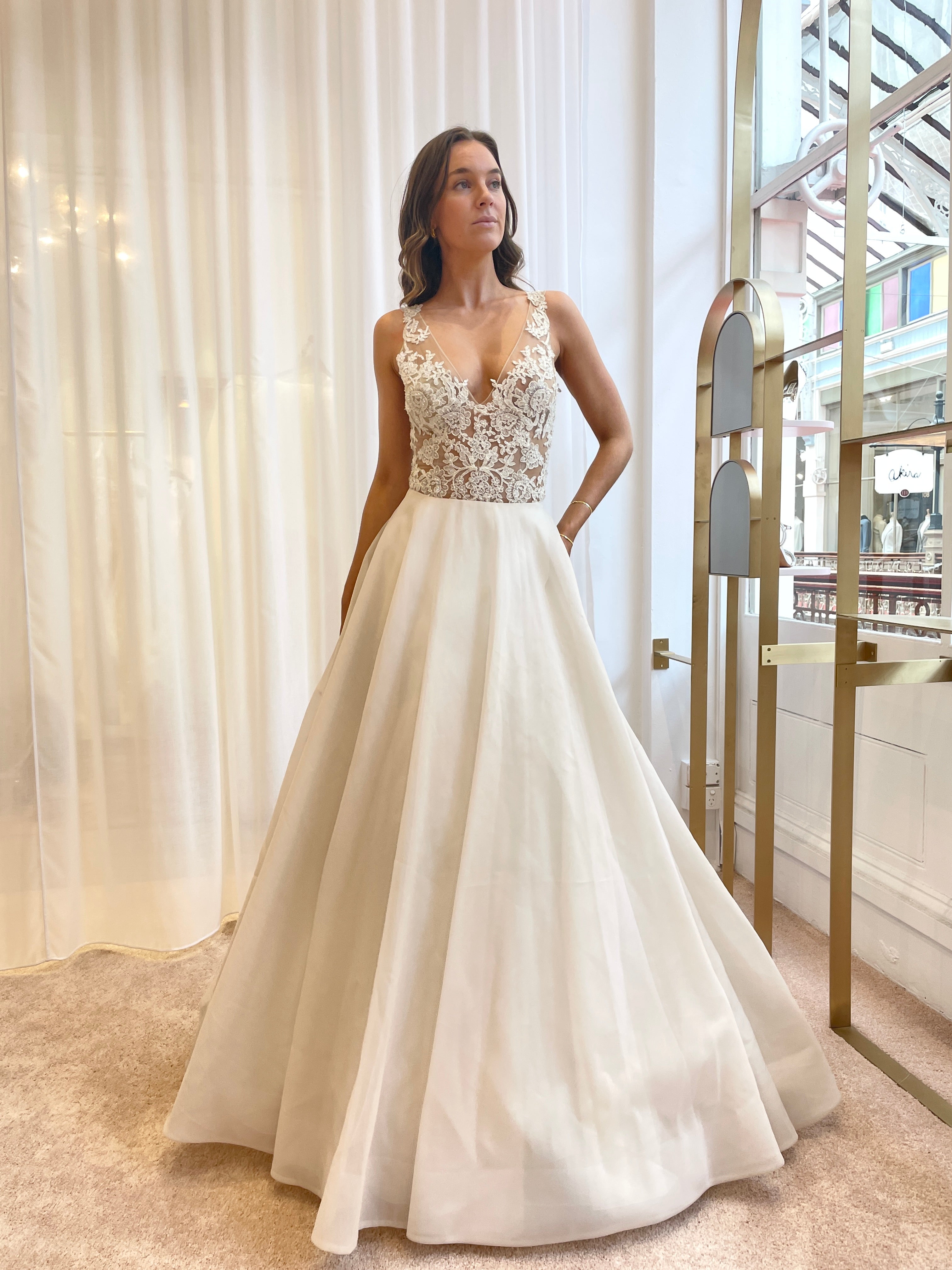 Krystal Blue by Enzoani Sample Gown Eternal Bridal